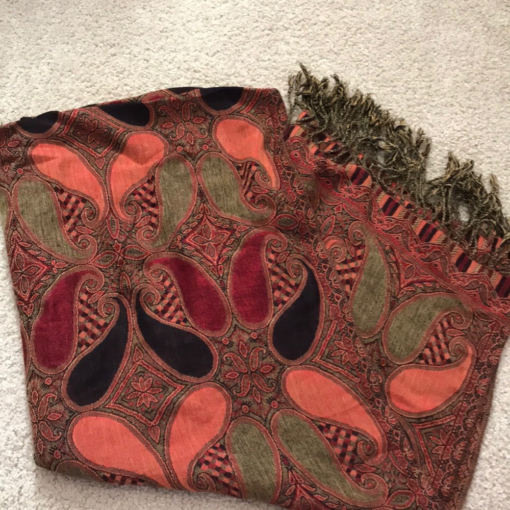 Long Patterned Scarf